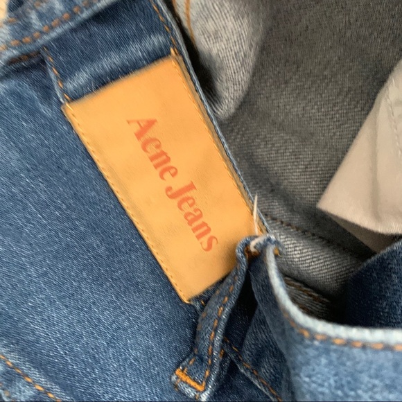 Acne Jeans ‘Needle’ High Rise Skinny in Soul Blue - Picture 5 of 8